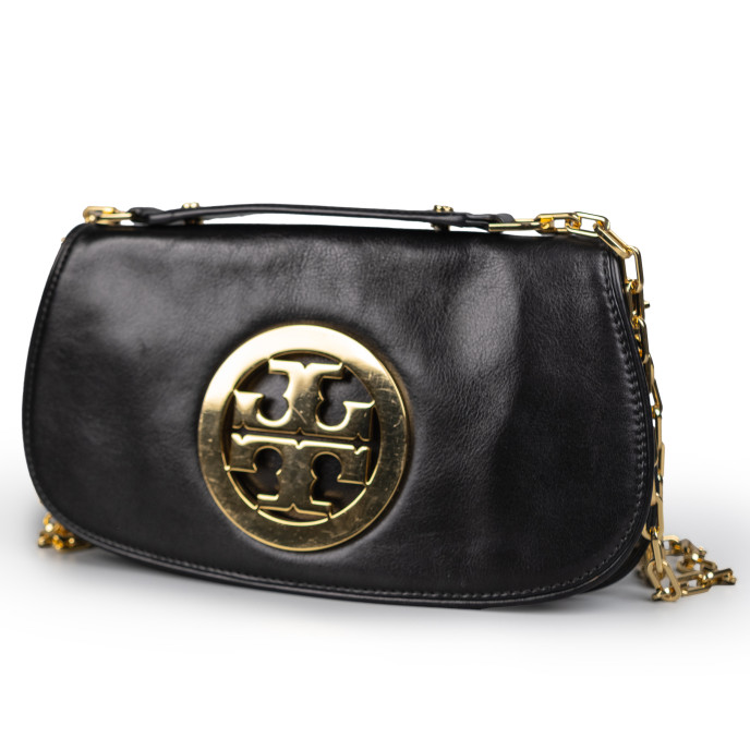 Tory Burch Black Leather Crossbody Bag