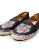 Kenzo Black Canvas Espadrilles Size 37