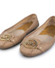 Michael by Michael Kors Beige Leather Ballet Flats Size 39