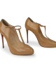 Christian Louboutin Beige Patent Leather Tpoppins Pumps 