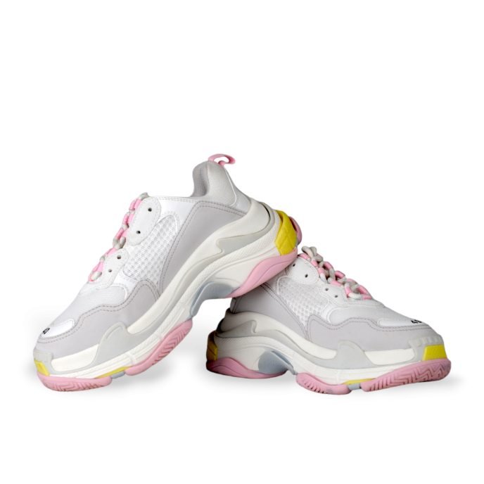 Balenciaga Women's Pink Triple S Sneakers Size 40